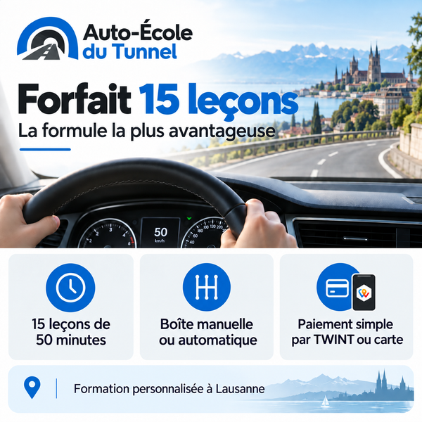 Forfait 15 leçons